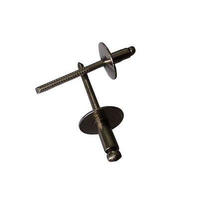 Rivets multi-grip de aço inoxidável anti-vibração com padrão DIN e borda grande