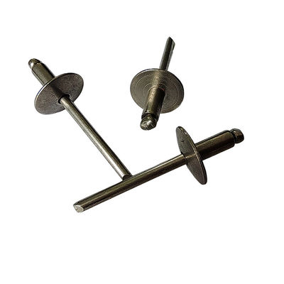Rivets multi-grip de aço inoxidável anti-vibração com padrão DIN e borda grande