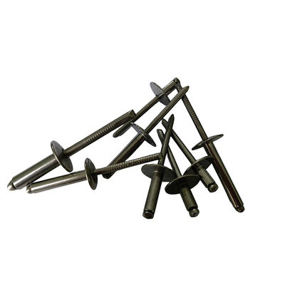 Rivets multi-grip de aço inoxidável anti-vibração com padrão DIN e borda grande