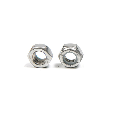 Ferramenta de fixação de aparelhos elétricos personalizada de aço inoxidável Hex Nut com inserção de nylon