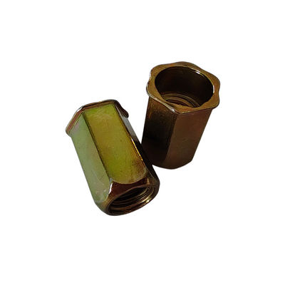 Aço de carbono revestido com zinco amarelo cabeça pequena nojo de rivet de rosca hexadeca para eletrodomésticos