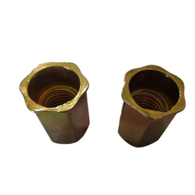 Aço de carbono revestido com zinco amarelo cabeça pequena nojo de rivet de rosca hexadeca para eletrodomésticos