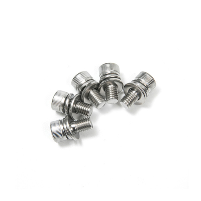 Aço inoxidável Hex Socket Cap cabeça parafuso parafuso M3M4M5M6M8M10 para 100% inspecionado