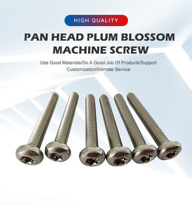 Full Thread M2-M12 A-Level de aço inoxidável Tamper Proof Button Torx cabeça parafuso com pin