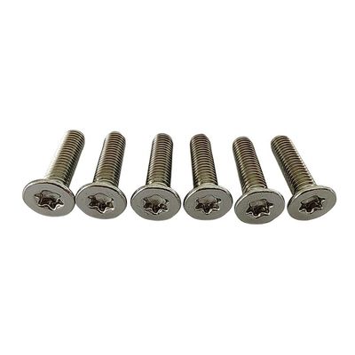 Ferro inoxidável redondo cabeça plana Torx parafuso máquina auto-tapping parafuso de fio completo M3 M10