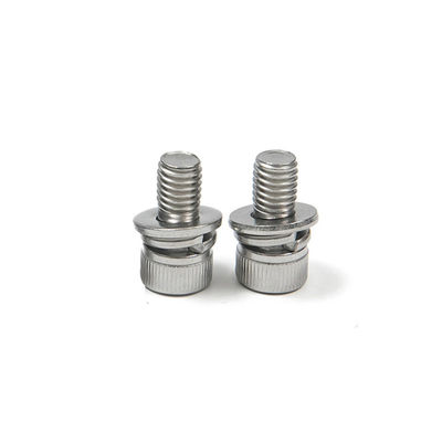 304 DIN912 Allen chave parafuso e porca Flat Spring Washer Combinação com acabamento polido