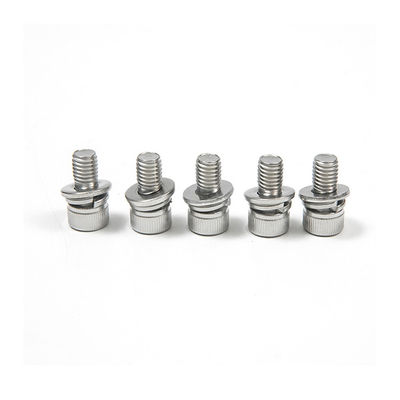 100% inspecionado M5 M6 M8 Ferro inoxidável Allen cabeça de parafuso de tampa montado com máquina de lavar roupa