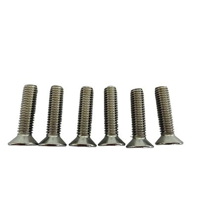 SS304 Ferro inoxidável Torque de cabeça plana Socket Cup parafusos de segurança com norma ISO