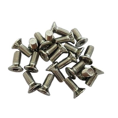 SS304 Ferro inoxidável Torque de cabeça plana Socket Cup parafusos de segurança com norma ISO