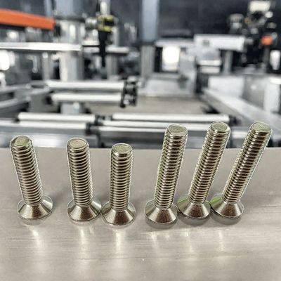 SS304 Ferro inoxidável Torque de cabeça plana Socket Cup parafusos de segurança com norma ISO