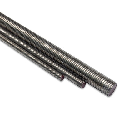 Rodas roscadas universais de aço inoxidável para edifícios M16 M18 M20 Din975 Rodas roscadas