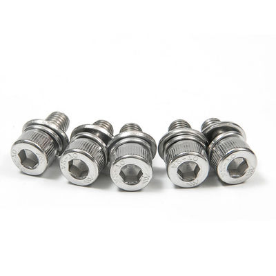 Lavadora de molas de aço inoxidável de acabamento simples com parafuso interno hexagonal