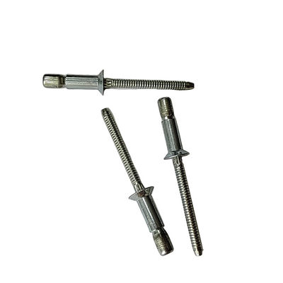 12 mm desbloqueio blind rivetes fechamento interno de ferro cabeça contra-encosto com 4,8 mm/6,4 mm tamanho