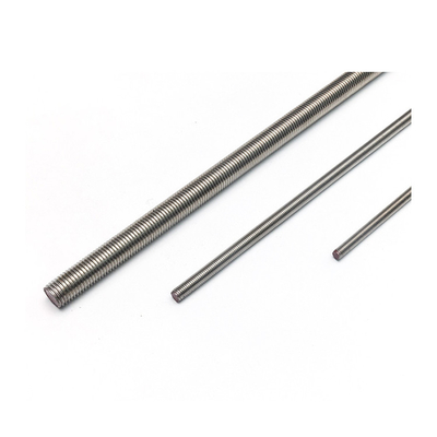 DIN975 304 316 A2-70 A4-70 aço inoxidável de carbono de alta resistência parafuso galvanizado M10 vara roscada