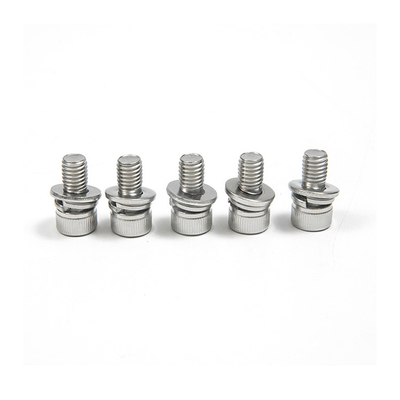304 aço inoxidável Hexagon Flat Spring Washer Screw DIN Cylindrical Head Set Screws