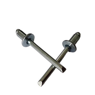 10 mm de comprimento Ferro de ponta aberta Rivets Cegos Durável Cabeça Redonda Alta resistência para Industrial