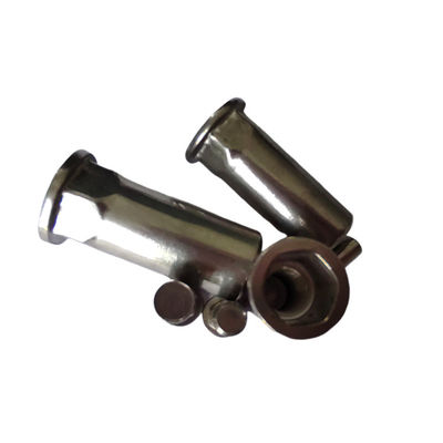 Aço inoxidável de cabeça plana semihex, de extremo fechado, para automóveis