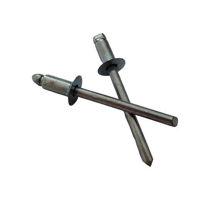 Preço direto Rivets padrão de 5,0 mm Open End de alta resistência de ferro cabeça contra afundamento