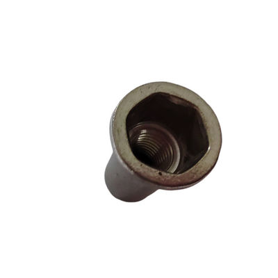 Instalação simples e rápida semihex Nut de rivetado fechado em aço inoxidável preto