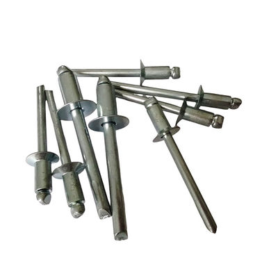 6.4mm Open End Countersunk Head Blind Rivets em branco para fácil instalação a partir de ferro