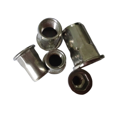 Saúde Económica Flat Head Semi-Hex Blind Rivet Nut para folhas finas OEM Sim