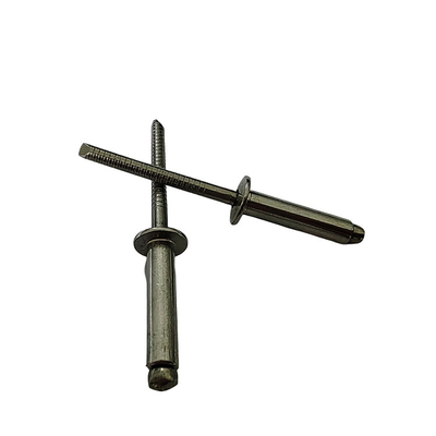 Cabeça redonda de aço inoxidável Rebitado padrão Branco 3,2 mm Fim aberto Directo Alta resistência