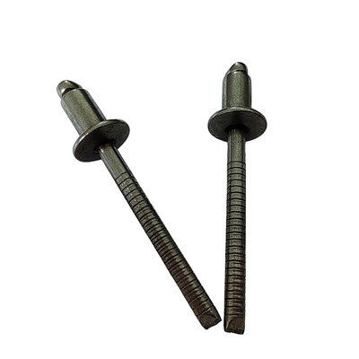 Cabeça redonda de aço inoxidável Rebitado padrão Branco 3,2 mm Fim aberto Directo Alta resistência