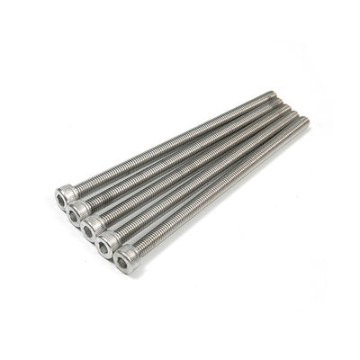 Aço inoxidável de grau A DIN912 Meio fio Hex Socket Screws Alta resistência