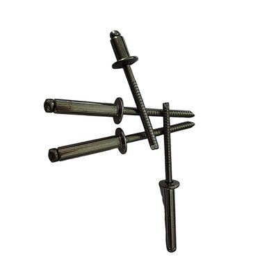 Padrão DIN 4.8mm Rebites abertos e fechados de aço inoxidável Cabeça redonda Alta resistência