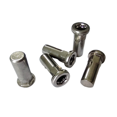 Finitura de revestimento de níquel semi-hex cego de rivet nut para corpo suave e limpo