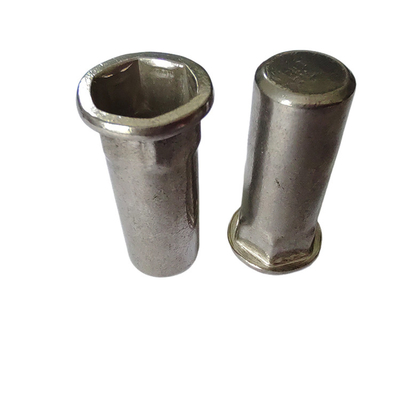 Finitura de revestimento de níquel semi-hex cego de rivet nut para corpo suave e limpo