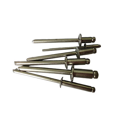 Rivet padrão 6.4mm Open End Blind Round Head aço inoxidável para fácil instalação