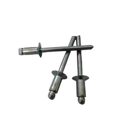 Alta resistência 12mm Open End Blind Rivets Ferro Countersunk Head Natureza no padrão DIN