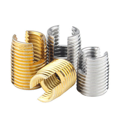 Metric e AISI aço inoxidável Slotted Self Tapping Thread Insert 3mm-3000mm comprimento