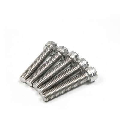 Cabeça de panela de acabamento simples M8X60 304 316 Hex Socket Head Screw Din912 8.8 Grade Head Bolt