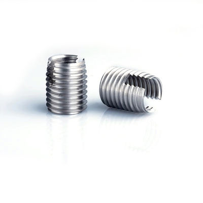 Introdução com rosca de auto-aperto para rosca métrica e AISI em aço inoxidável M2-M8