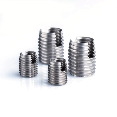 316L M2 M3 M4 M5 M6 M8 M10 Reparação helicoidal em ranhuras de aço inoxidável latão auto-apertador de rosca