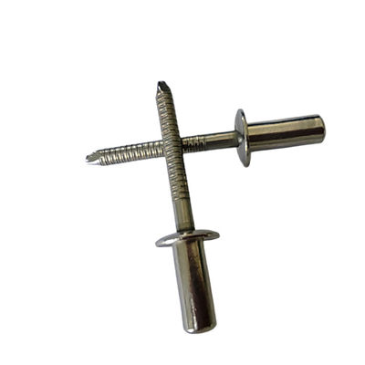 DIN padrão resistente à corrosão fechado fim de aço inoxidável cabeça redonda blind rivet