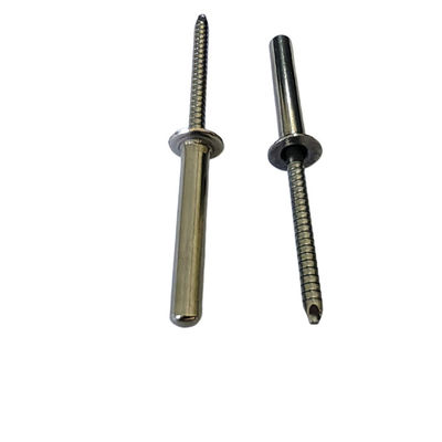 Resistente a intempéries aço inoxidável contra-encosto blind rivet comprimento 6-25mm fim fechado