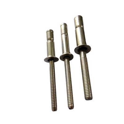 DIN Standard Countersunk Head Dome Head Alta resistência de aço inoxidável Cup Rivet Mono-bolt Rivet