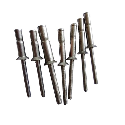 DIN Standard Countersunk Head Dome Head Alta resistência de aço inoxidável Cup Rivet Mono-bolt Rivet