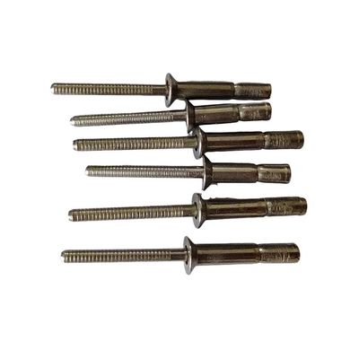 Rebites de tipo de bloqueio estrutural à prova d'água com cabeça de parafuso mono em aço inoxidável 304