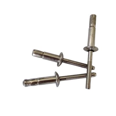 DIN Tipo de bloqueio padrão Rivets Cegos para OEM ODM Cabeça Redonda Semi-tubular Rivet de aço