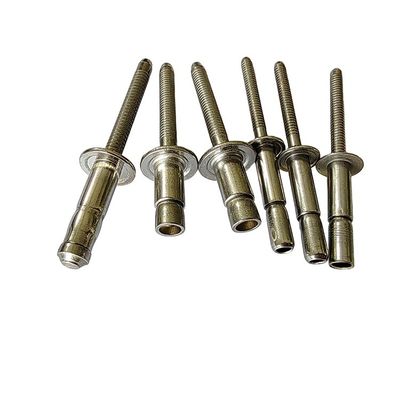 Rivet mono-bolt para acabamento brilhante não revestido cabeça de cúpula de alta resistência Rivet de aço inoxidável