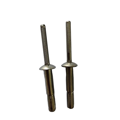 Rivets de tipo de bloqueio cego competitivo em material de aço inoxidável com acabamento brilhante
