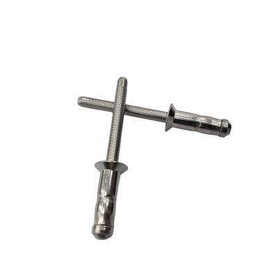 Rebites estruturais de aço inoxidável cabeça de cúpula de rebites cega cabeça plana com acabamento não revestido