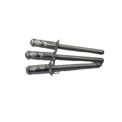 Rebites estruturais de aço inoxidável cabeça de cúpula de rebites cega cabeça plana com acabamento não revestido