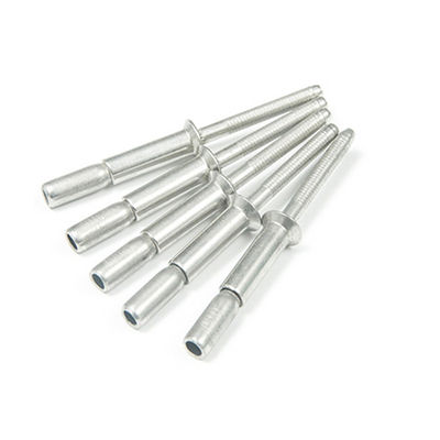 Aço inoxidável prateado 304 todo aço tipo aberto Rivets cegos 4.8 6.4mm e desempenho