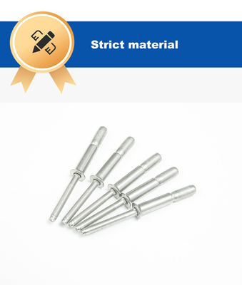 Rebites cegos multigrip estruturais de aço inoxidável com cabeça de cúpula prateada 2024 4,8 6,4 mm