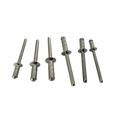 Relatório de ensaio de controlo -Rivets não lamináveis de dupla tração de vários tambores fabricados em aço inoxidável